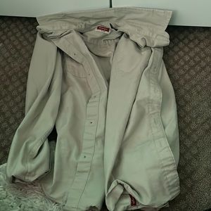Wranglers beige button up cardigan